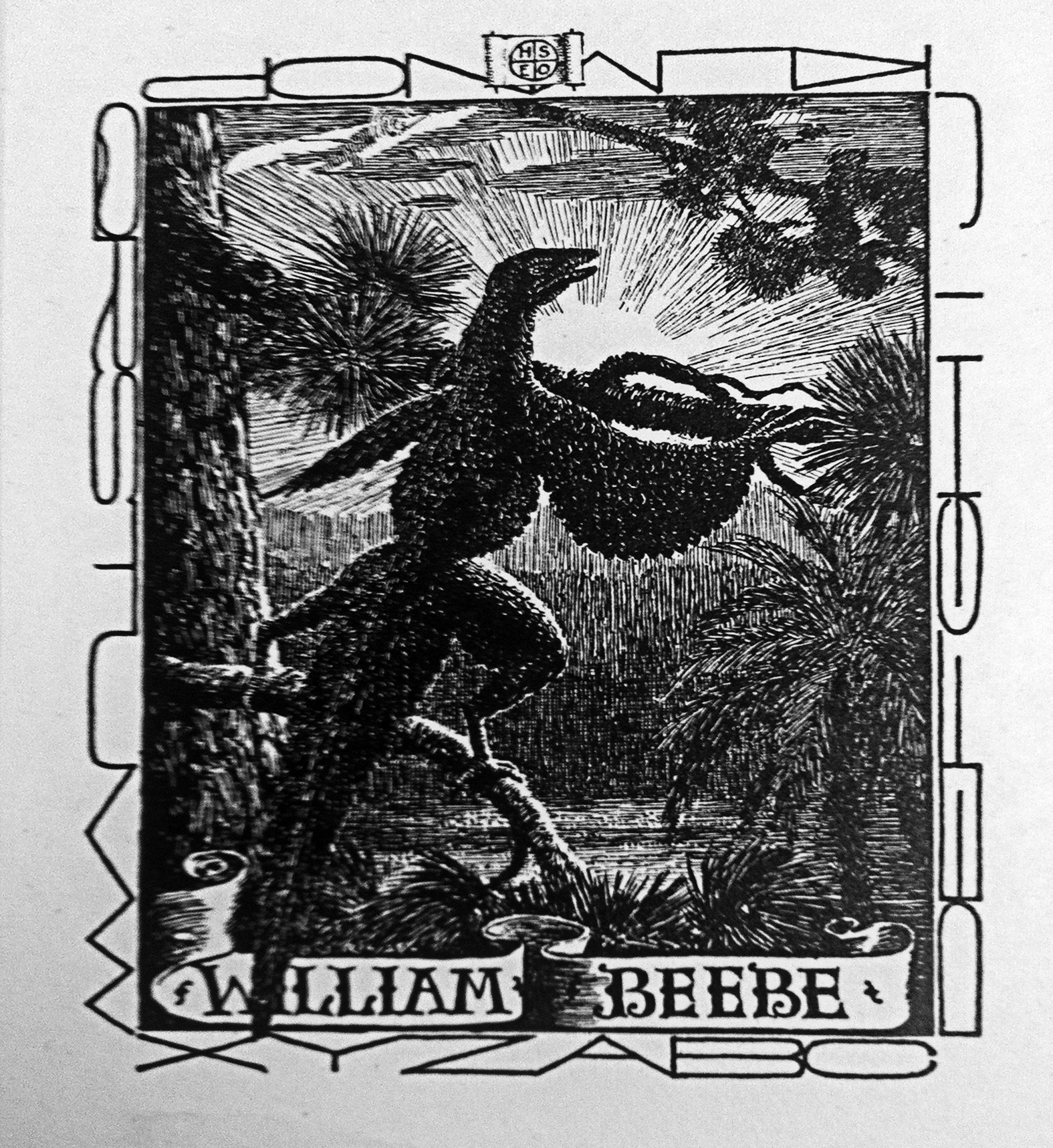 William Beebe Book Plate