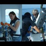 Maria in Lab  - John with Bucket