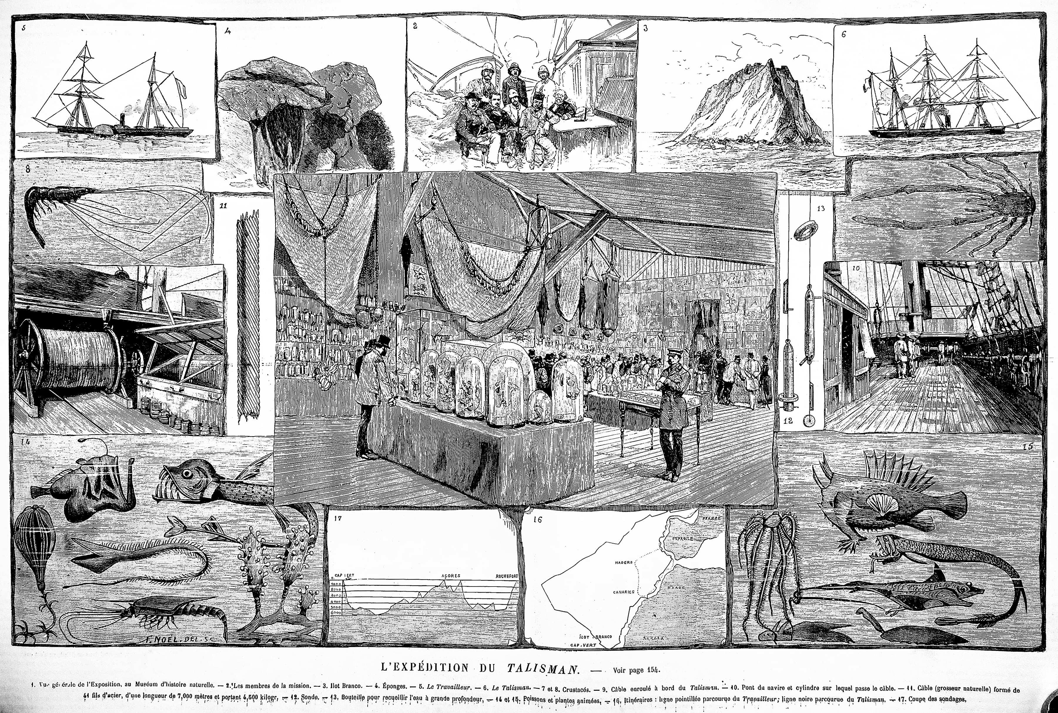 From an article in L'Univers Illustré on the expedition exposition