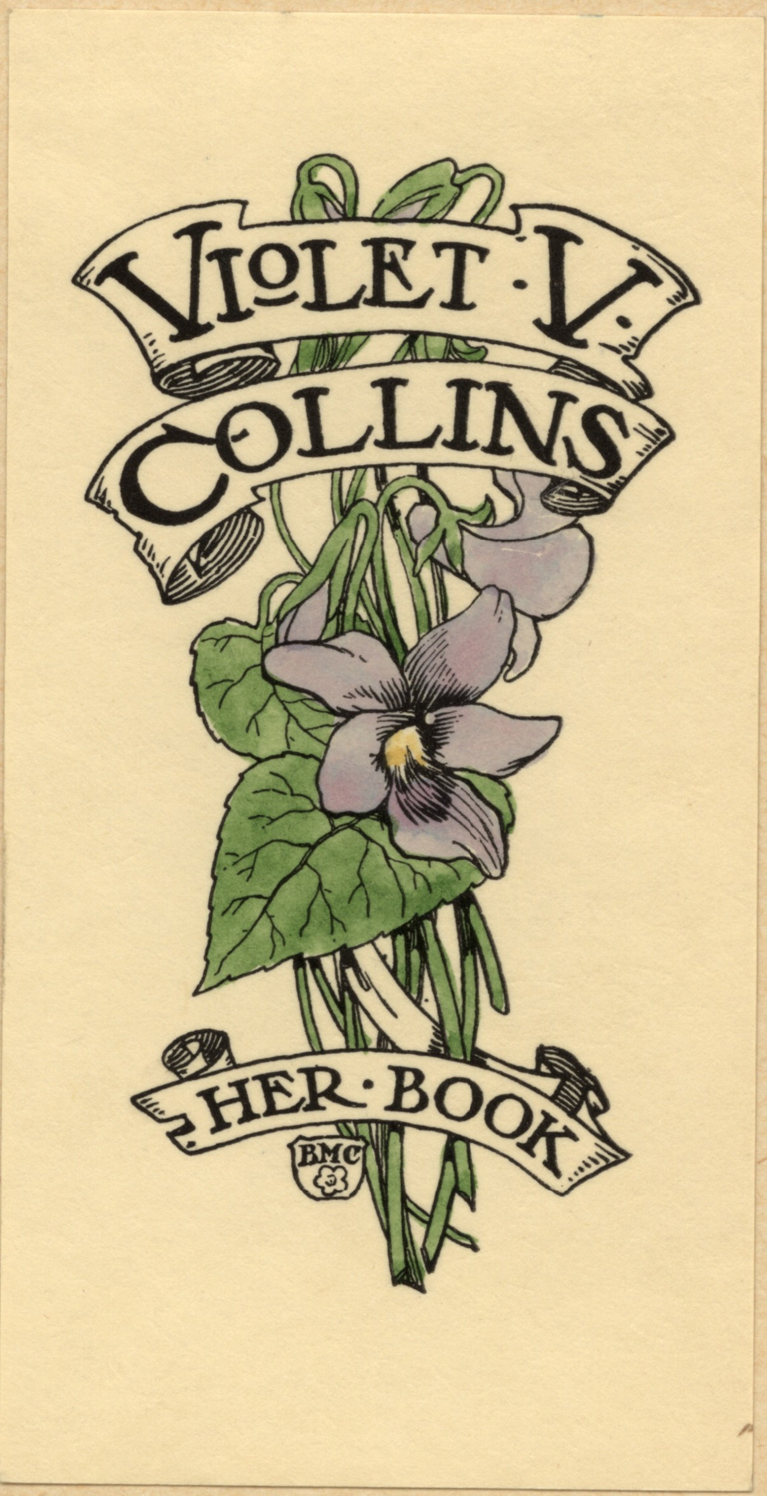 Violet Collins Bookplate