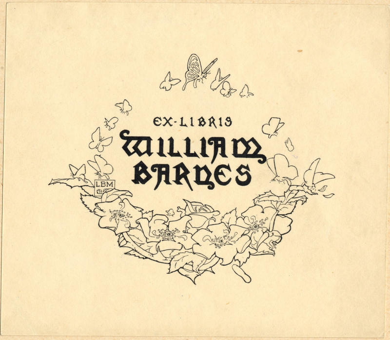 Bookplate of William Barne