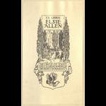 Bookplate of Elsie Allen