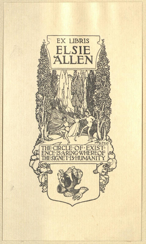 Bookplate of Elsie Allen