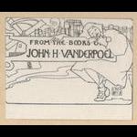 Bookplate of John H. Vanderpoel