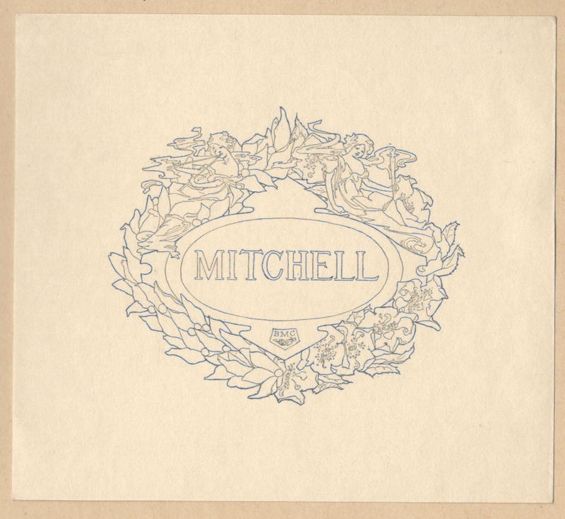 Bookplate of Mitchell