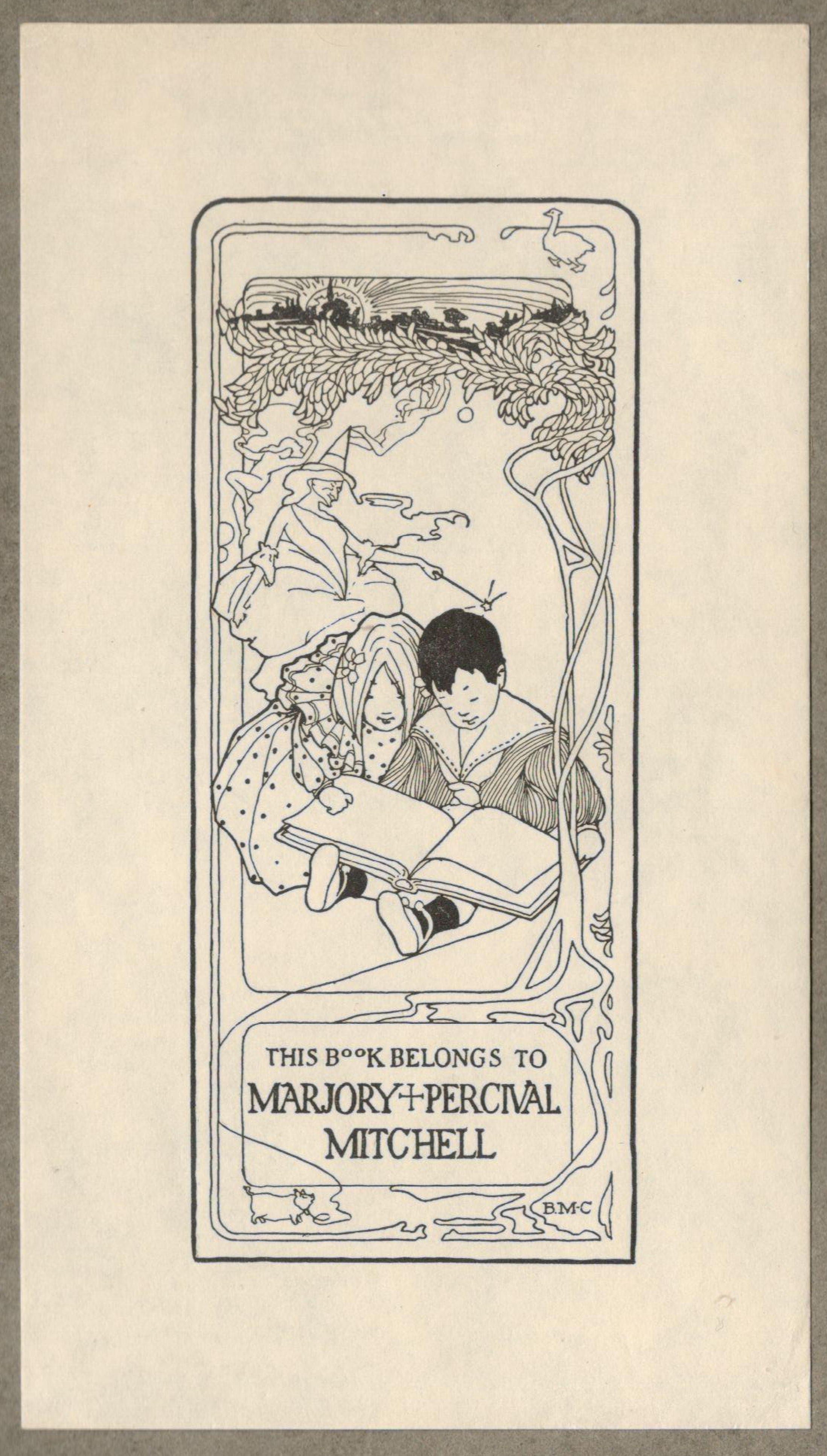 Bookplates of Marjory & Percival Mitchell