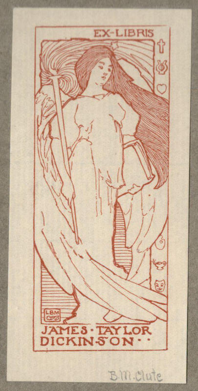 Bookplate of James Taylor Dickinson