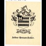 Bookplate of Arthur Benson Fuller