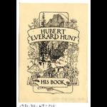 Bookplate of Hubert Everard Hunt