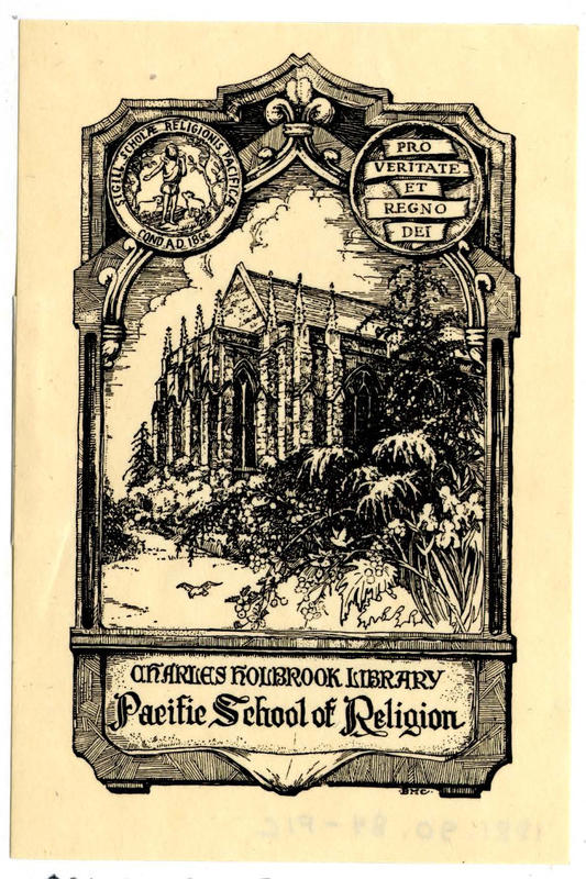 Bookplate of the Pacific School of Religion