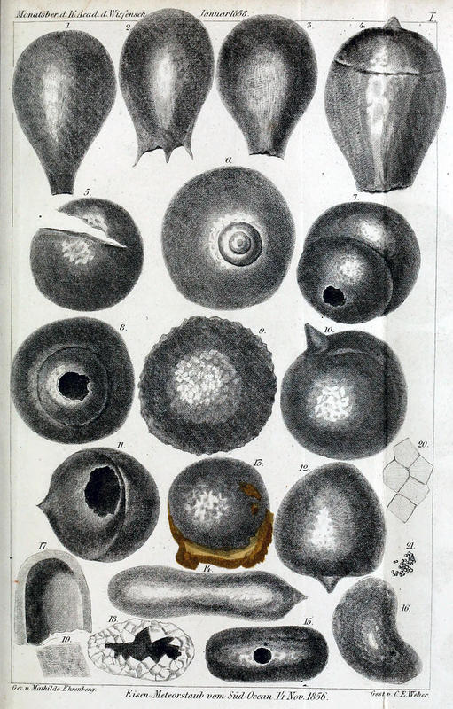 1859 Iron particles from a volcanic eruption