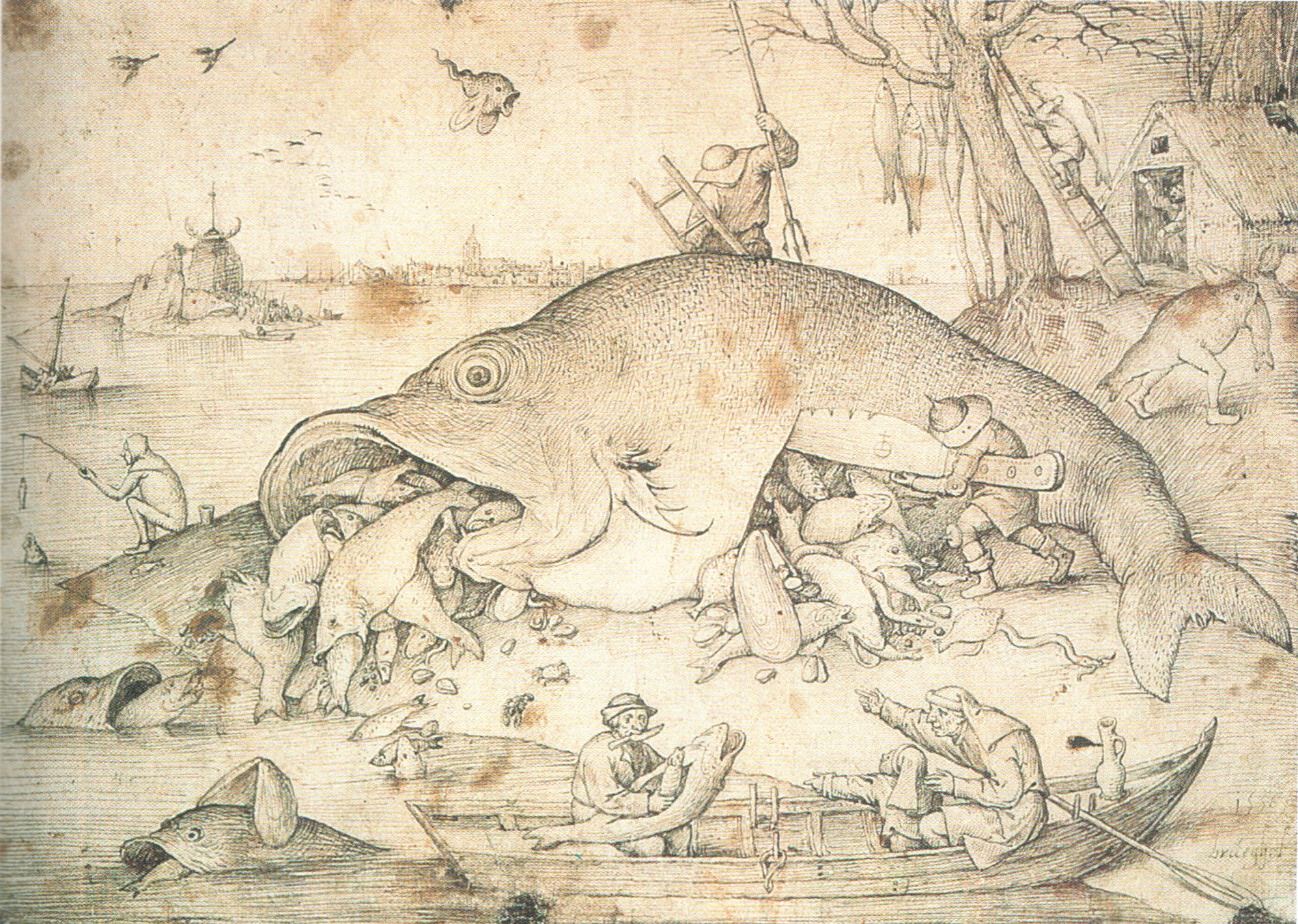 We usually assume that "Big Fish eat Little Fish" (Pieter Bruegel the Elder 1556)