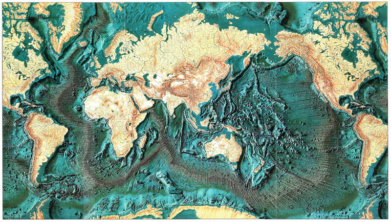 Ocean Bottom Map