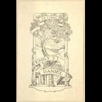 Bookplate of Emily S. Daniel.
