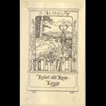 Bookplate of Rene & Robert Legge