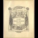 Bookplate of Margaret Magdalene Taylor.