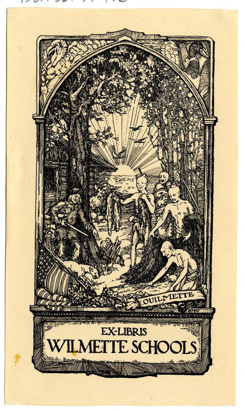 Bookplate of the Wilmette Schools